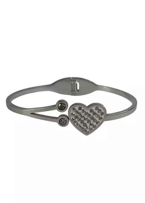 Esclava Corazón Plateada - comprar online