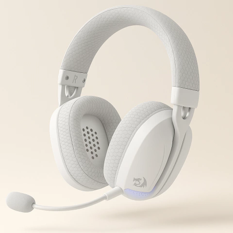 Auriculares Gamer Redragon Skuld Pro H878WG - Blanco/Gris - comprar online