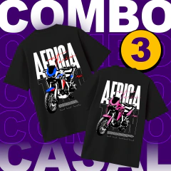 COMBO CASAL - AFRICA PRETA E ROSA na internet