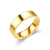 Anel de Aço Inox Dourado Square - comprar online