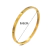 Bracelete em Aço Inox Personalizável Dourado - Vorax - A Maior Variedade de Acessórios Masculinos