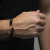 Bracelete preto Viking Dragão Nórdico Ragnar Aço Inox - loja online