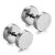 Brinco Masculino Falso Alargador de Aço Inox Prateado Redondo PAR - comprar online