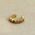 Ear Cuff Dourado Colorido Rose - comprar online