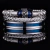 Kit de Acessórios Masculinos Roman Skull Blue - comprar online