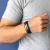 Pulseira Couro Metal Duplo na internet