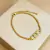 Pulseira Dourada Elos Modernos Sarah - comprar online