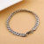 Pulseira Elo Cubano Prateado - Vorax - A Maior Variedade de Acessórios Masculinos