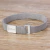 Pulseira Imã De Aço Inox Prateado - comprar online