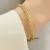 Pulseira Minimalista de Bolinhas Aço Dourado - Vorax - A Maior Variedade de Acessórios Masculinos