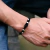 Pulseira Nó Náutico Preto em Aço Inox na internet