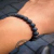 Pulseira Pedra Natural Lava Vulcânica na internet