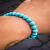 Pulseira Pedra Natural Turquesa na internet