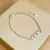 Pulseira Prateada Elos Modernos Maya - comprar online