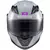 CAPACETE TEXX ESCAMOTEÁVEL GLADIATOR V3 MAKEN - CINZA ROSA BRILHO - comprar online