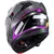 CAPACETE TEXX ESCAMOTEÁVEL GLADIATOR V3 MAKEN - CINZA ROSA BRILHO - comprar online