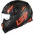 CAPACETE FF358 TANK CAM / MATTE BLACK / ORANGE - FC MOTO PEÇAS