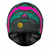 LS2 CAPACETE FF358 DRAZE GREY/GREEN/PINK 56/S - loja online