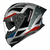 CAPACETE STRADA II EVOQUE SILVER/RED/BLUE - loja online