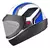 CAPACETE AUTOMATICO BOLT BCO/AZU - loja online