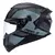CAPACETE MACH - 5 BOLD PRETO FOSCO / GRAFITE - FC MOTO PEÇAS