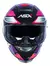 CAPACETE ASX EAGLE SV FAST BRILHO PRETO/LILAS/ROSA - comprar online