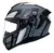 CAPACETE MACH - 5 QUANTUM GRAFITE / BRANCO