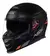 CAPACETE ASX EAGLE SV SOLID FOSCO PRETO/GRAFITE/VERMELHO na internet