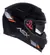 CAPACETE ASX EAGLE SV SOLID BRILHO PRETO/GRAFITE/VERMELHO