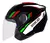 CAPACETE SPARK JET STING /PTO/BRANCO
