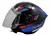 CAPAPACETE SPARK JET STING /PTO/AZUL - loja online