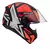 PEELS CAPACETE SPIKE 2 1ST PRETO / VERMELHO