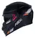 CAPACETE ASX EAGLE SV SOLID BRILHO PRETO/GRAFITE/VERMELHO - comprar online