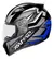 EBF CAPACETE SPARK SPOT /PFO/AZUL - FC MOTO PEÇAS