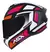CAPACETE ASX DRAKEN SPIRIT BRILHO PRETO/ROSA/BRANCO - loja online