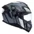 CAPACETE MACH - 5 QUANTUM GRAFITE / BRANCO na internet