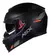 CAPACETE ASX EAGLE SV SOLID FOSCO PRETO/GRAFITE/VERMELHO - comprar online