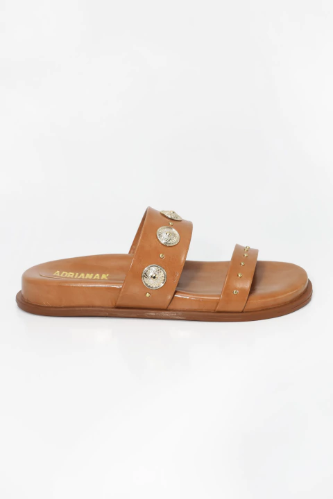 Grace - Papete Tiras Enfeites Medalhas Feminina Caramelo