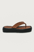 Alanis - Papete Flatform Feminina Caramelo - comprar online