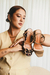 Cibele - Sandália Salto Bloco Feminina Bege - comprar online