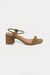 Cibele - Sandália Salto Bloco Feminina Mocha - AdrianaK - Sapatos incríveis te levam a lugares incríveis