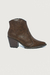 Agata - Bota Western Cano Baixo Salto Grosso Feminina Marrom - comprar online