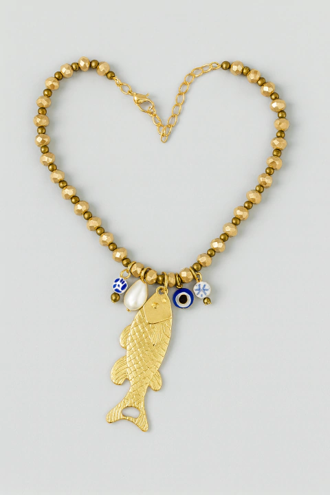 Iara - Colar Pingentes Dourado - comprar online