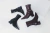 Megan - Bota Stretch Cano Baixo Bico Fino Salto Grosso Preto - AdrianaK - Sapatos incríveis te levam a lugares incríveis