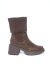 Micaela - Bota Meia Salto Tratorado Feminina Marrom - comprar online