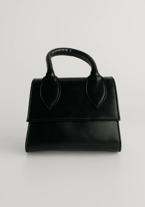 Yara - Bolsa Pequena com Alça Ajustável Napa Preto - comprar online