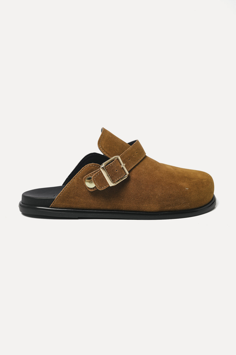 Vera - Clog 3 em 1 Camurça Caramelo - comprar online