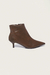 Nieli - Bota Cano Baixo Salto Fino Baixo Feminina Caramelo - comprar online