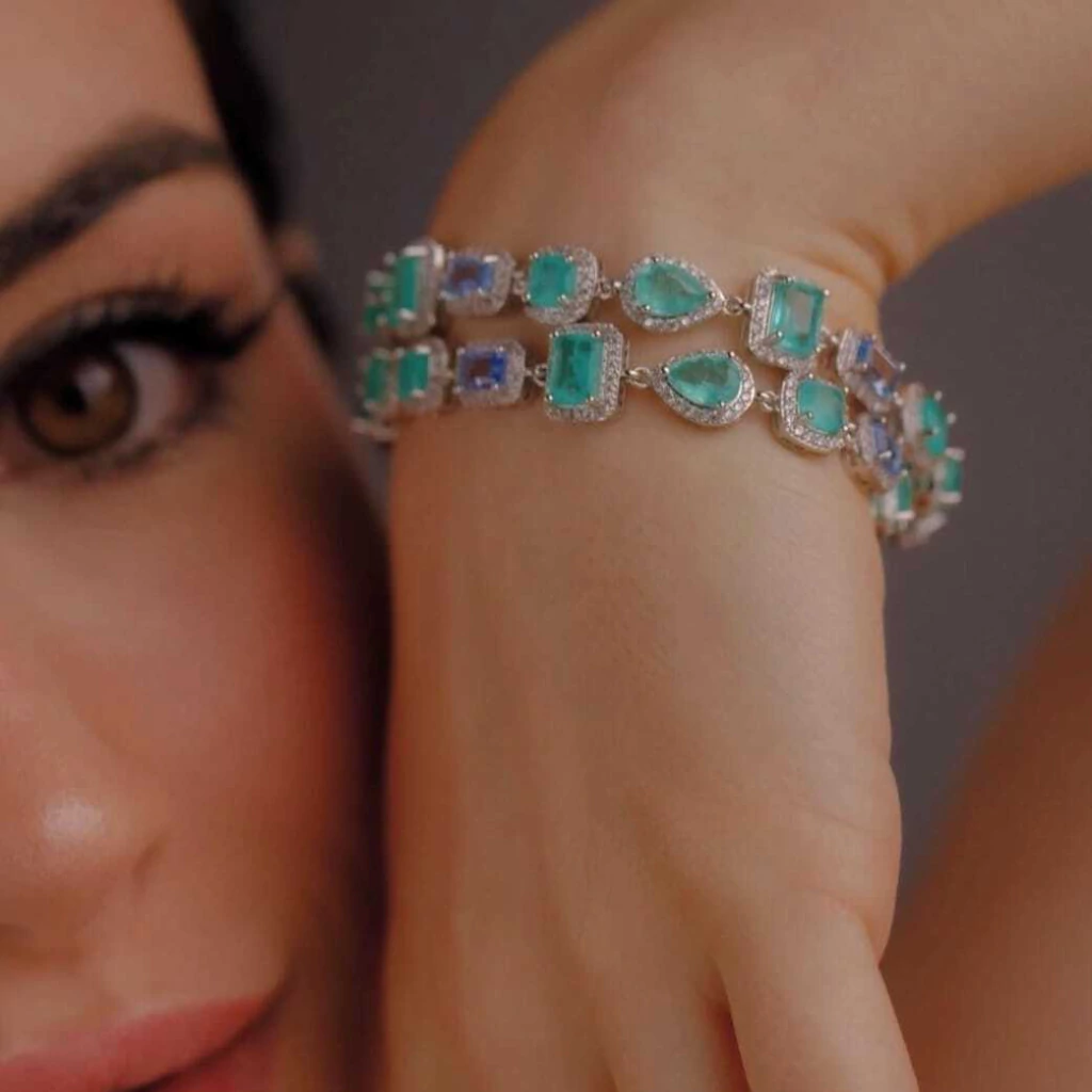 Pulseira Riviera Turmalina - Coleção Essência