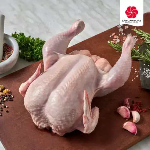 Pollo entero Las Camelias Congelado (precio por 20 KG) - comprar online